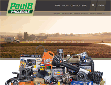Tablet Screenshot of paulbwholesale.com